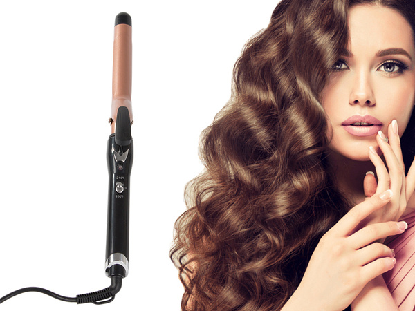 Curling iron curling hair curl temperature control