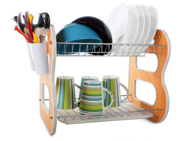 Dishwasher dryer stand mixer double-deck drainer