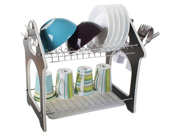 Dishwasher dryer stand mixer double-deck drainer