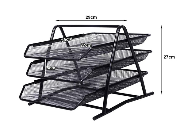 Document drawers 3 drawers organiser shelves