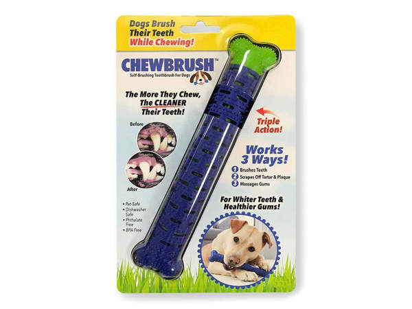 Dog chew toothbrush dog toy