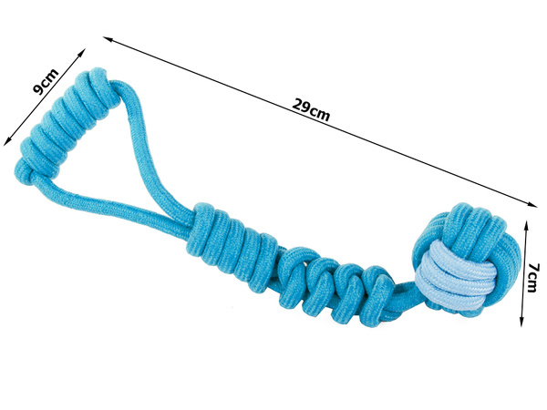 Dog toy chew tug rope strong long