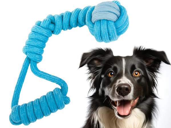 Dog toy chew tug rope strong long