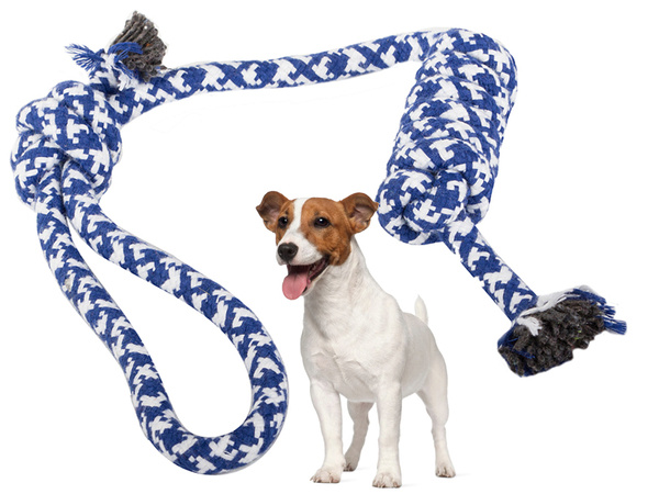 Dog toy tug rope strong long rope