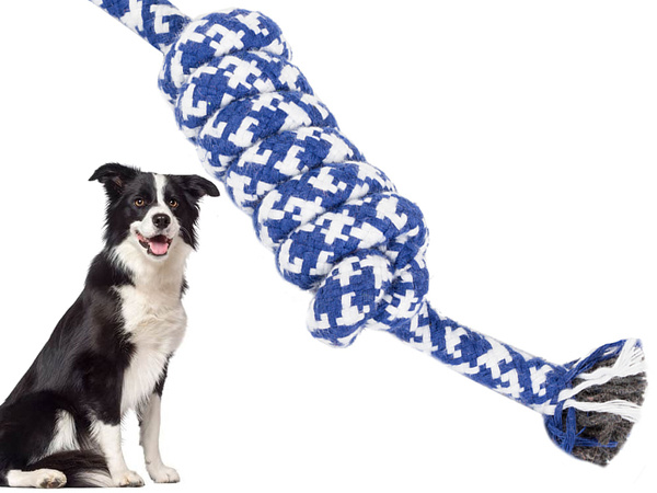 Dog toy tug rope strong long rope