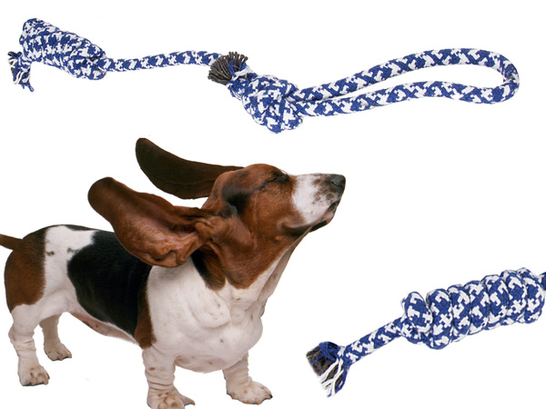 Dog toy tug rope strong long rope