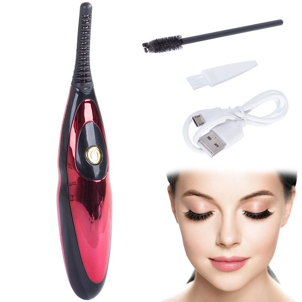 Electric heated eyelash curler for styling
