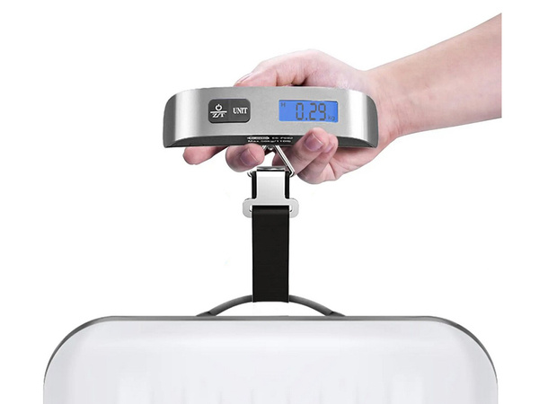 Electronic baggage weigher for airport travelers 50 kg