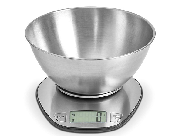 Electronic kitchen waiter with 5kg/1g digital precision metal balance