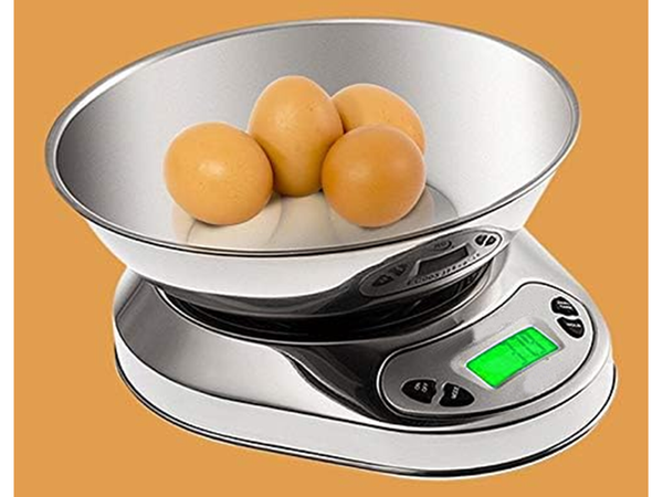 Electronic kitchen waiter with 5kg/1g digital precision metal balances