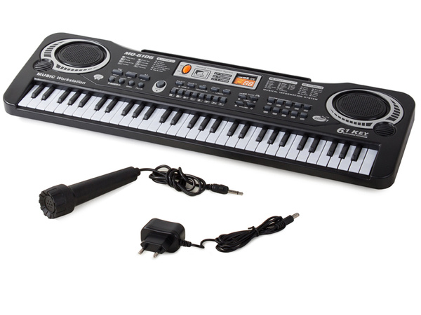 Electronic organ for baby keyboard microphone