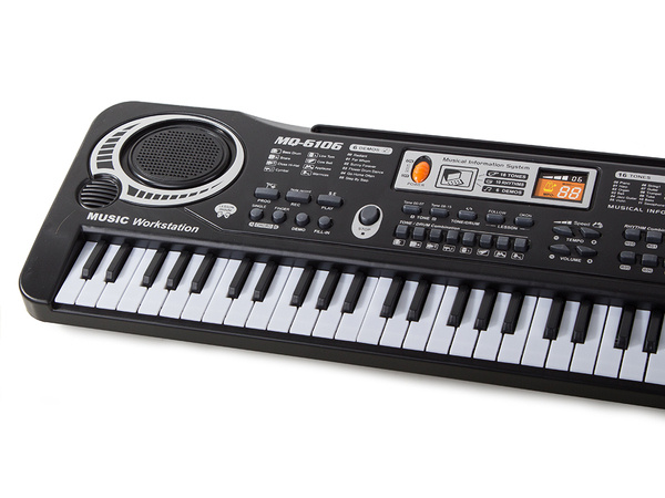 Electronic organ for baby keyboard microphone