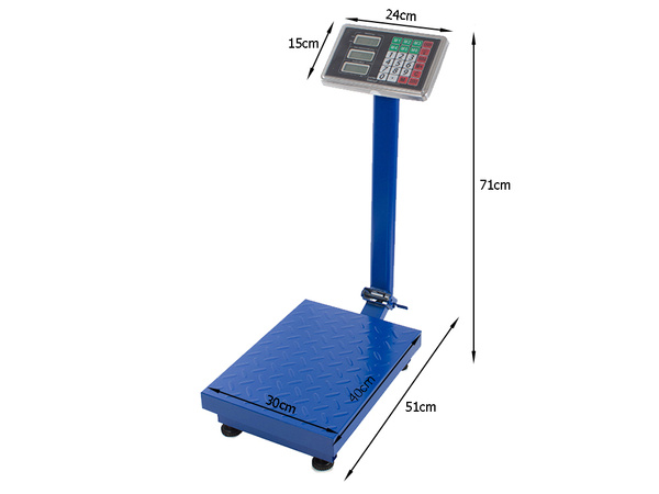 Electronic store weights 100kg lcd