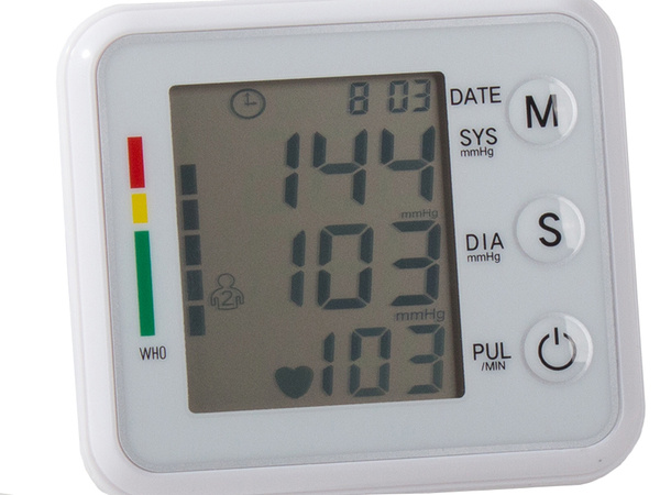 Electronic wrist blood pressure monitor lcd case