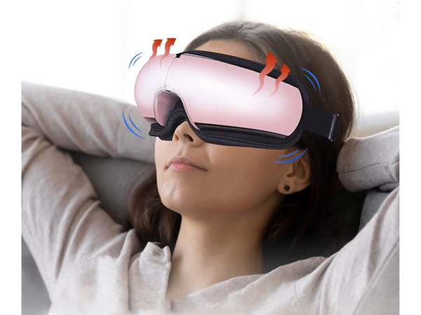 Eye massager with heating bluetooth 3 modes