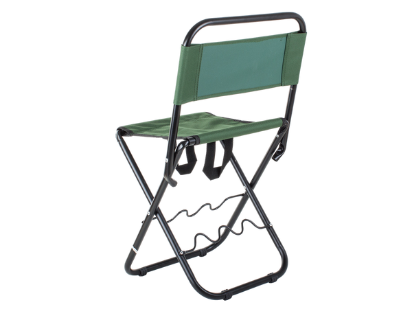 Fishing chair folding backrest with handle