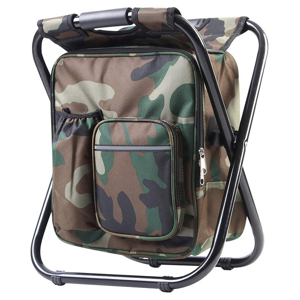 Fishing chair with backpack folding bag 3in1