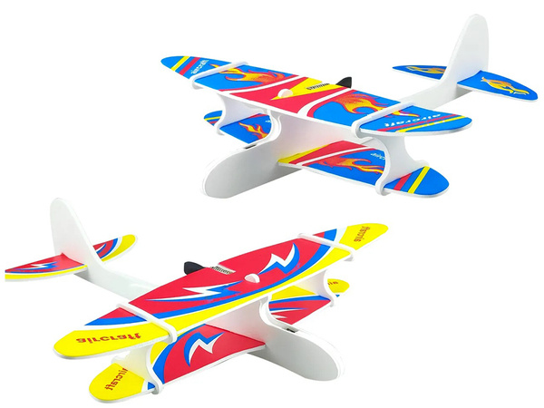 Flying foam polystyrene aeroplane usb led