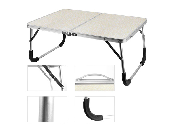 Folding table for tent suitcase