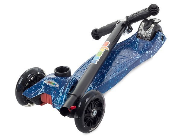 Four-Wheel Balance Scooter Led Graffiti Blue Wheels