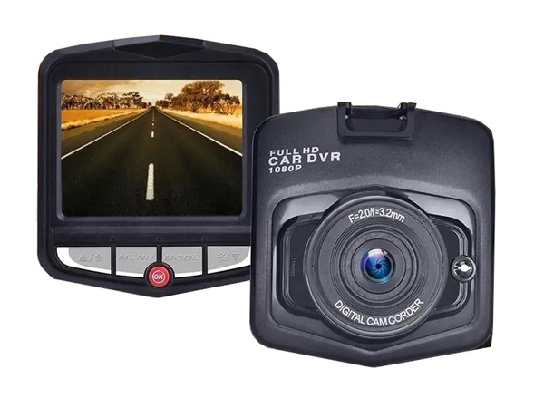 Full hd car camera with lcd display video driving recorder