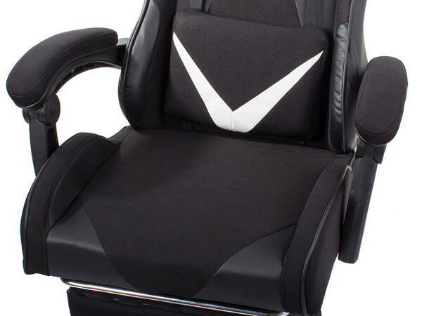 Gaming chair for rotary players bubble black