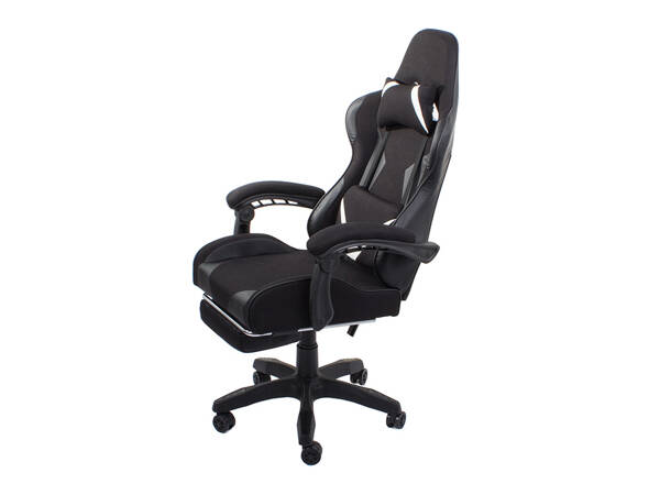 Gaming chair for rotary players bubble black