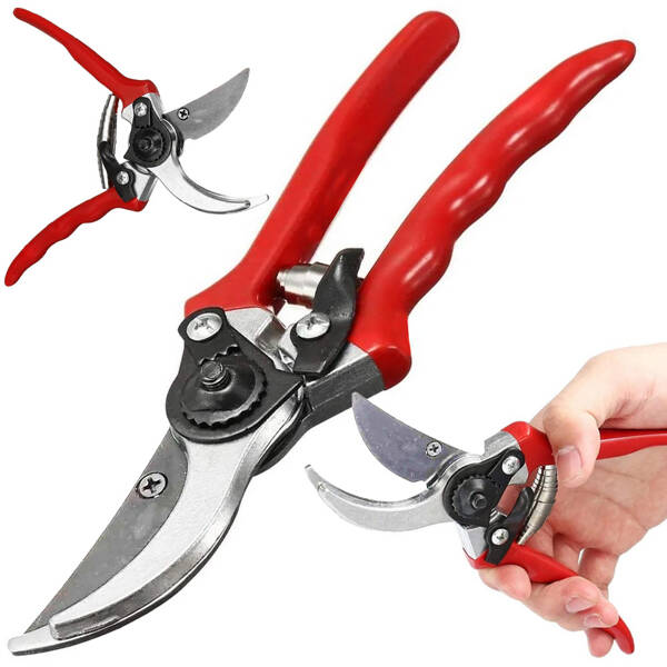 Garden hand pruner shrub pruning shears forged steel