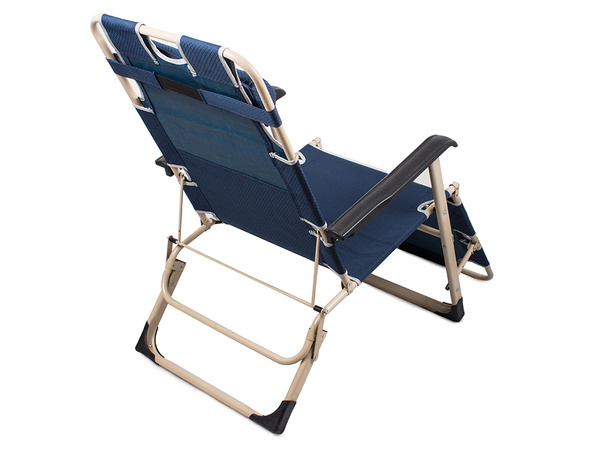 Garden lounger folding elegant reinforced seat