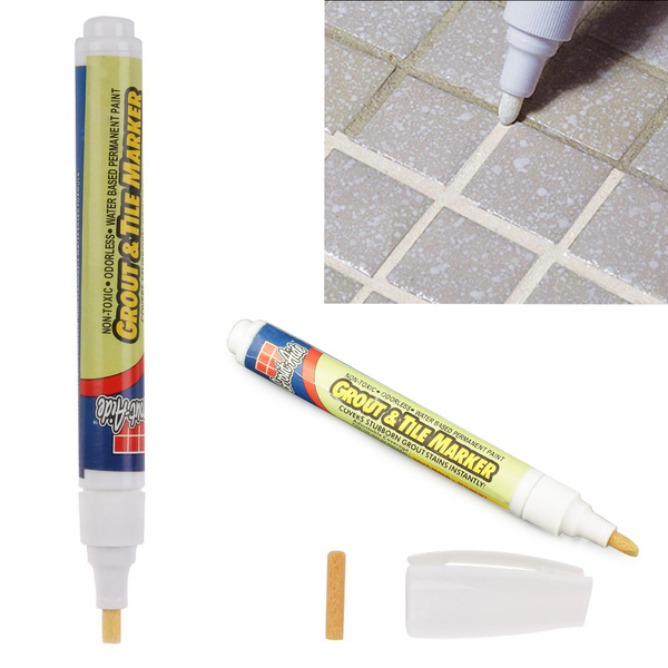 Grout-aide grout cleaning marker