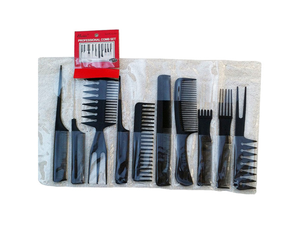 Hair crushing rake etui x10