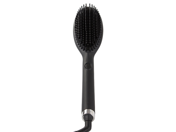 Hair straightening brush hair straightener