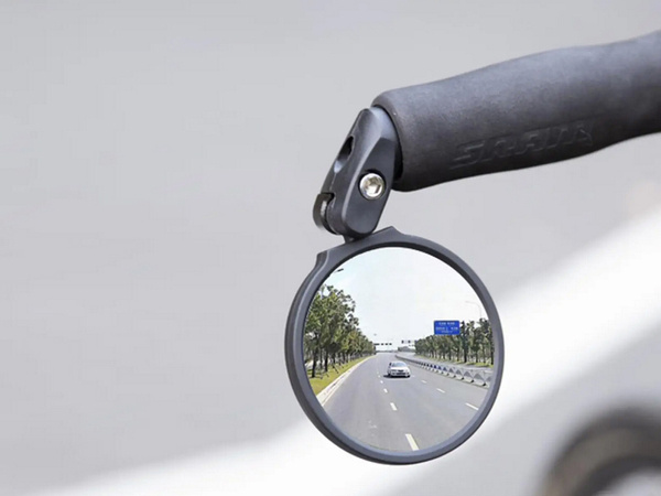 Handlebar mirror for bicycle handlebars convex retro 360