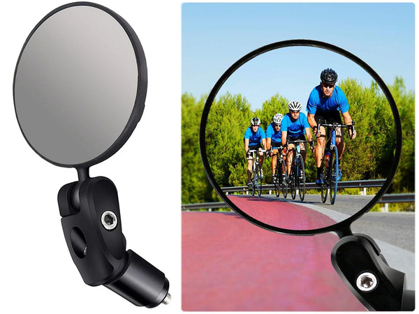 Handlebar mirror for bicycle handlebars convex retro 360