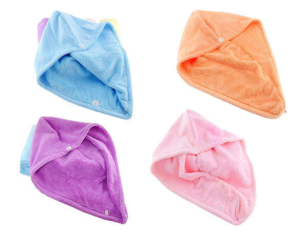 Head towel microfibre hair turban