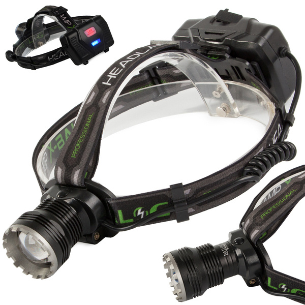 Headlamp bailong led xhp99 powerbank zoom