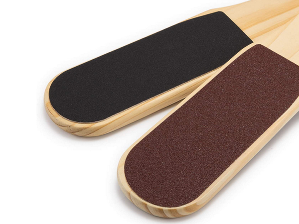 Heel wood grater pumice stone double-sided