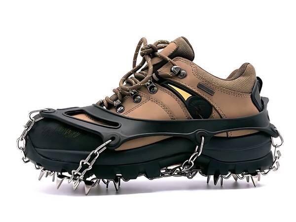 Hiking crampons for shoes in the mountains spikes chains anti-slip 36-40