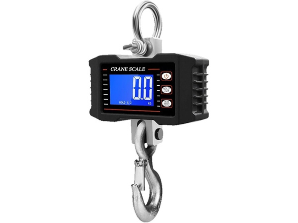 Hook-on 500kg hanging storage weighters lcd display battery