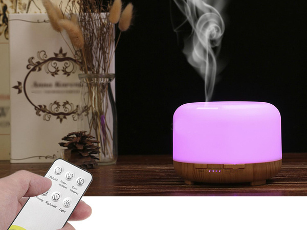 Humidifier diffuser aromatherapy remote control rgb