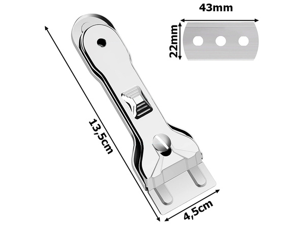 Inductic cooktop scraper ceramic window glass cutters x6