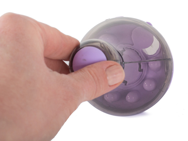 Interactive toy dog treat ball