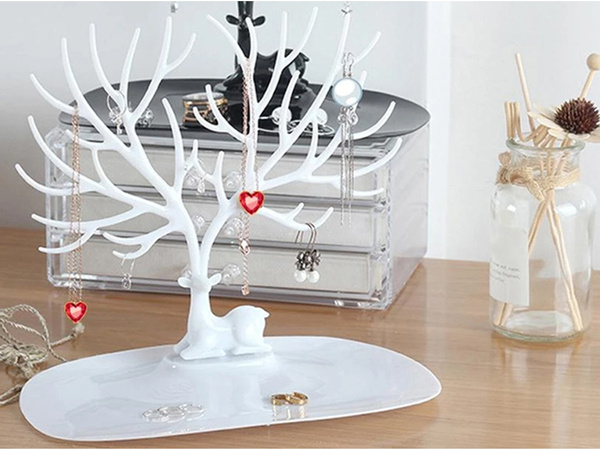 Jewellery stand bracelets earrings organiser deer tree display