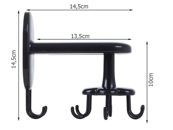 Kitchen hanger rotary utensil holder hook