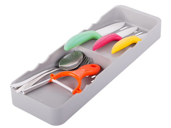 Kitchen organiser for cutlery drawer container