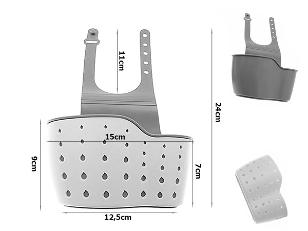 Kitchen utensil holder sink organiser