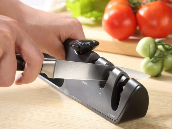 Knife sharpener kitchen scissors sharpening non-slip adjustment