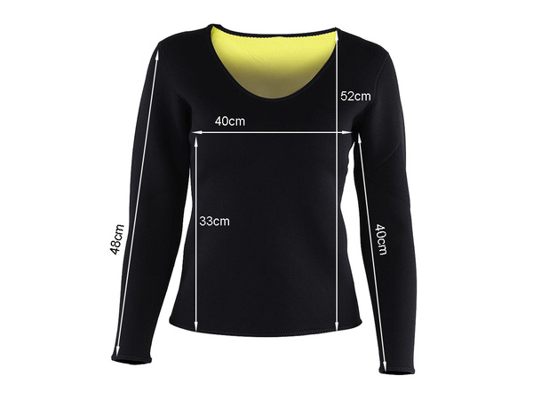 Ladies' fitness neoprene long sleeve t-shirt