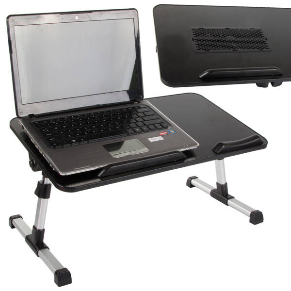 Laptop table folding table cooling pad fan