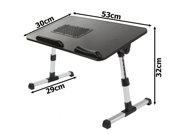 Laptop table folding table cooling pad fan